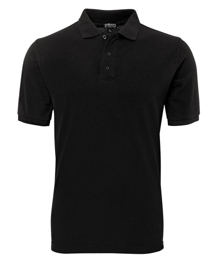 C of C Pique Polo Charcoal Marle