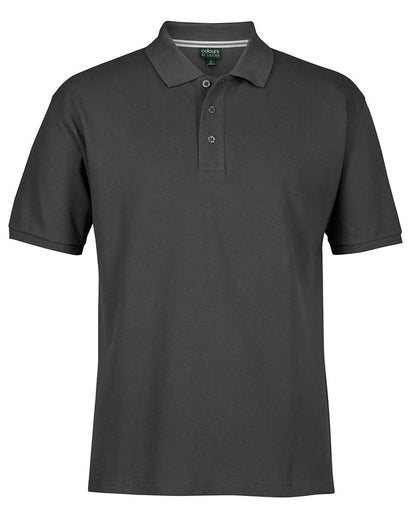 C of C Pique Polo Charcoal Marle