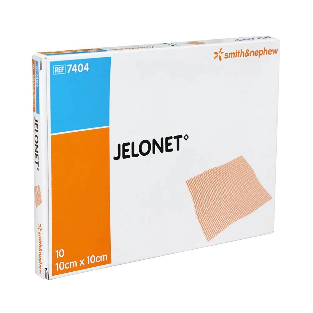 SMITH & NEPHEW S7404 Jelonet Paraffin Gauze Dressing 10cm x 10cm Box of 10
