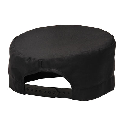 Portwest Chefs Skull Cap in Black
