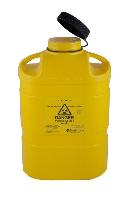 ASP HEALTHCARE SC8 Sharps Container Fittank 8L Screw Top Lid