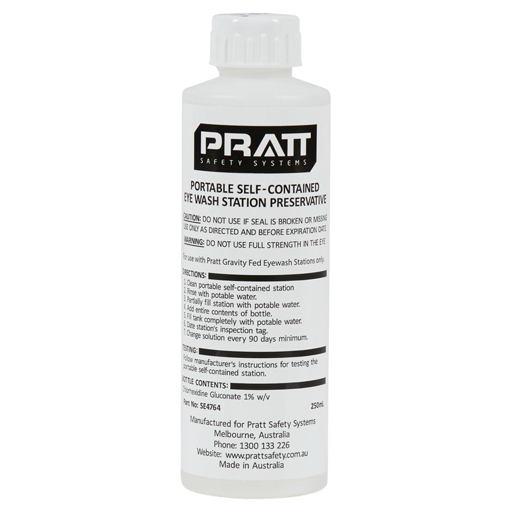 Pratt Safety Water Preservative Solution 4 X 250ML Bottles