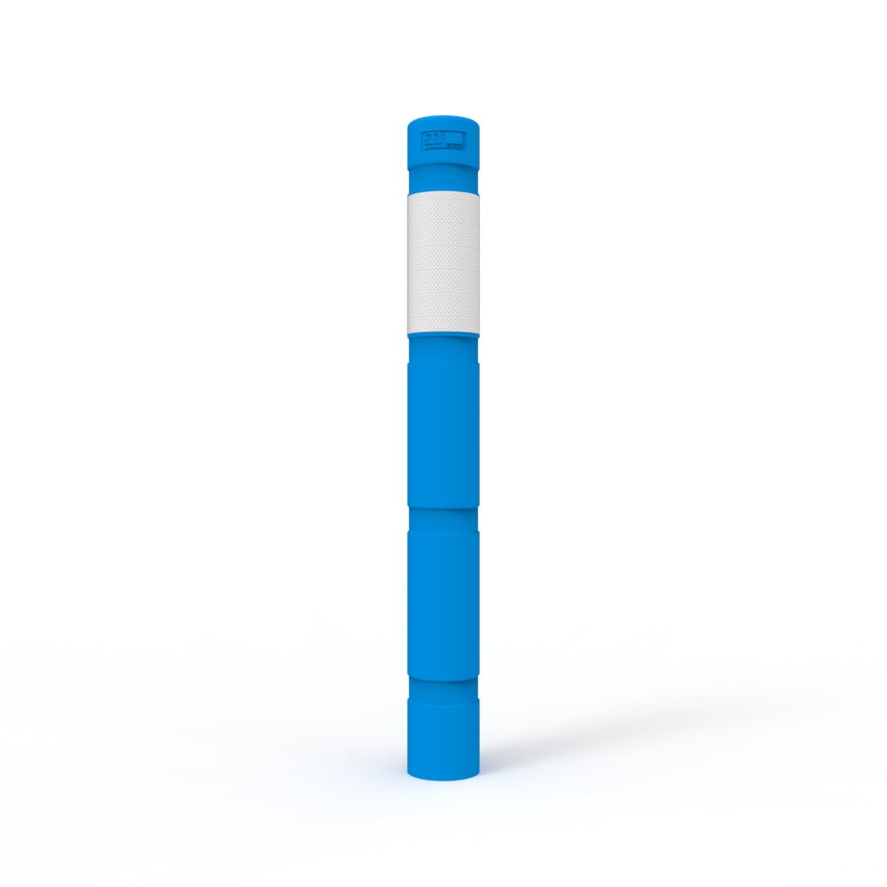 Skinz Bollard Sleeve with White Reflective Tape to suit up to 145mm Diameter, 1400mm High