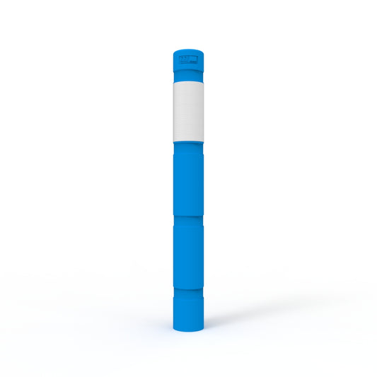 Skinz Bollard Sleeve with White Reflective Tape to suit up to 145mm Diameter, 1400mm High