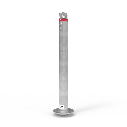 Cam-lok Surface Mounted Removable Bollard 90mm Economy Lock