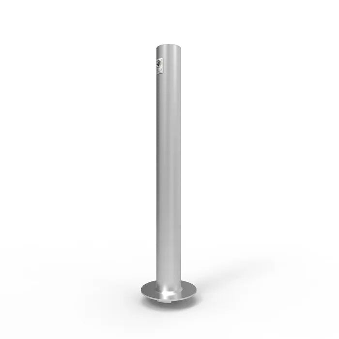 Cam-lok Surface Mounted Removable Bollard 90mm Economy Lock