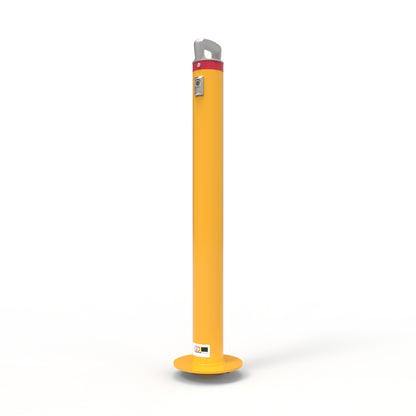 Cam-lok Surface Mounted Removable Bollard 90mm Premium Lock