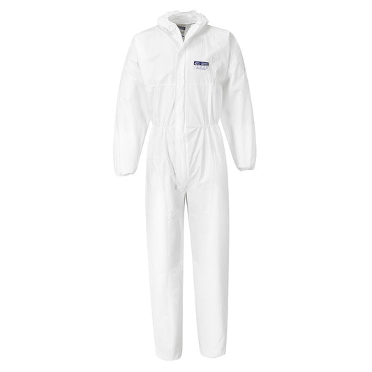 Portwest BizTex Microporous Coverall Type 5/6 (PK50) in White