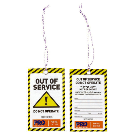 Pro Choice Safety Gear Safety Tag -125mm X 75mm Caution