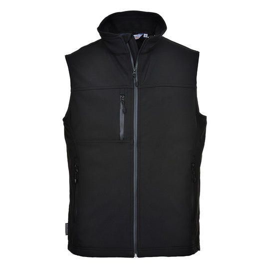 Portwest Softshell Bodywarmer (3L) in Black