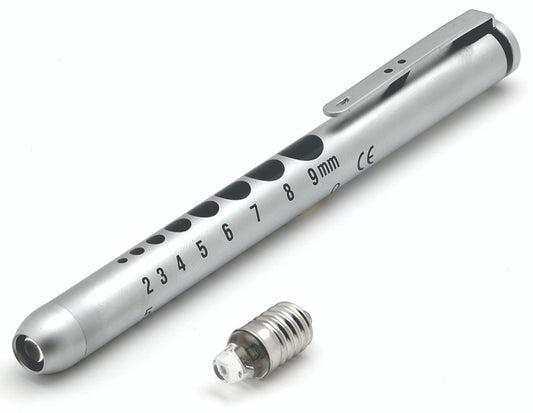 Max Global Products TPL Torch Diagnostic Penlight S/steel - (requires 2xAAA Batteries)