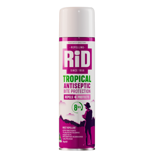 RID AUST RA420150 Rid Tropical 8-Hour Aerosol 150g