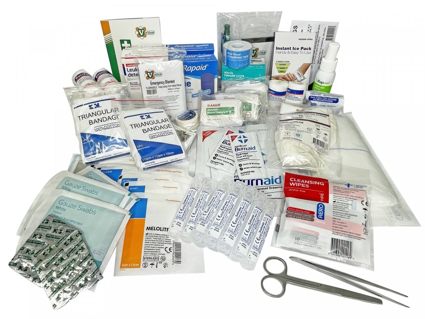 Max Global Products 2W-FDP-B First Aid Kit - Complete Food Preparation (b) Metal Wall Mount