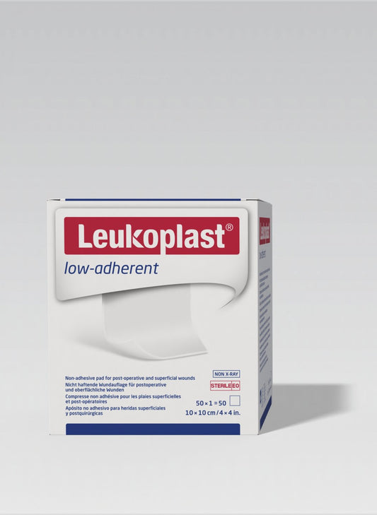 BSN MEDICAL B73289-01 Leukoplast Low Adherent Dressing 10cm x 10cm Box of 50