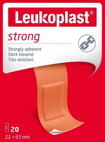 BSN MEDICAL B76459-10 Leukoplast Strong Fabric Strips Pack of 20