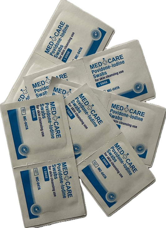 SENTRY MEDICAL PS-10 Povidone-Iodine Swabs Pack of 10