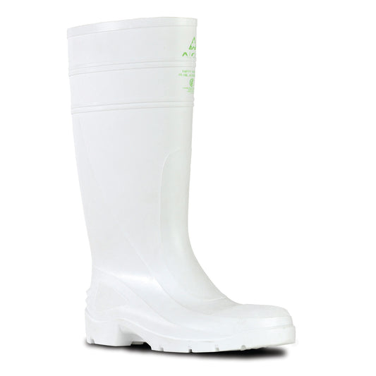 UTILITY- WHITE/WHITE 400 PVC NON SAFETY GUMBOOT