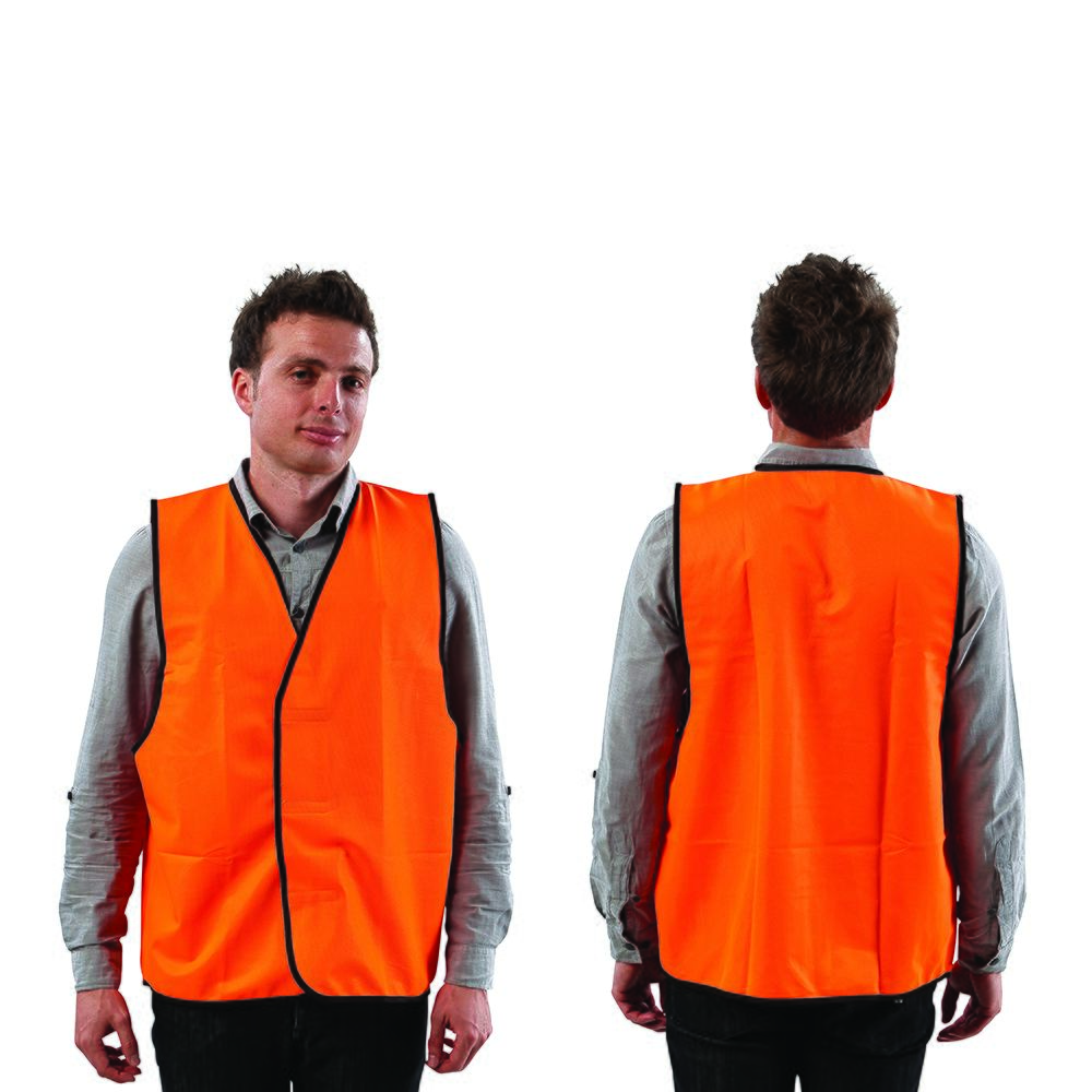 WORKIT Workwear Fluro Safety Vest: Day Use
