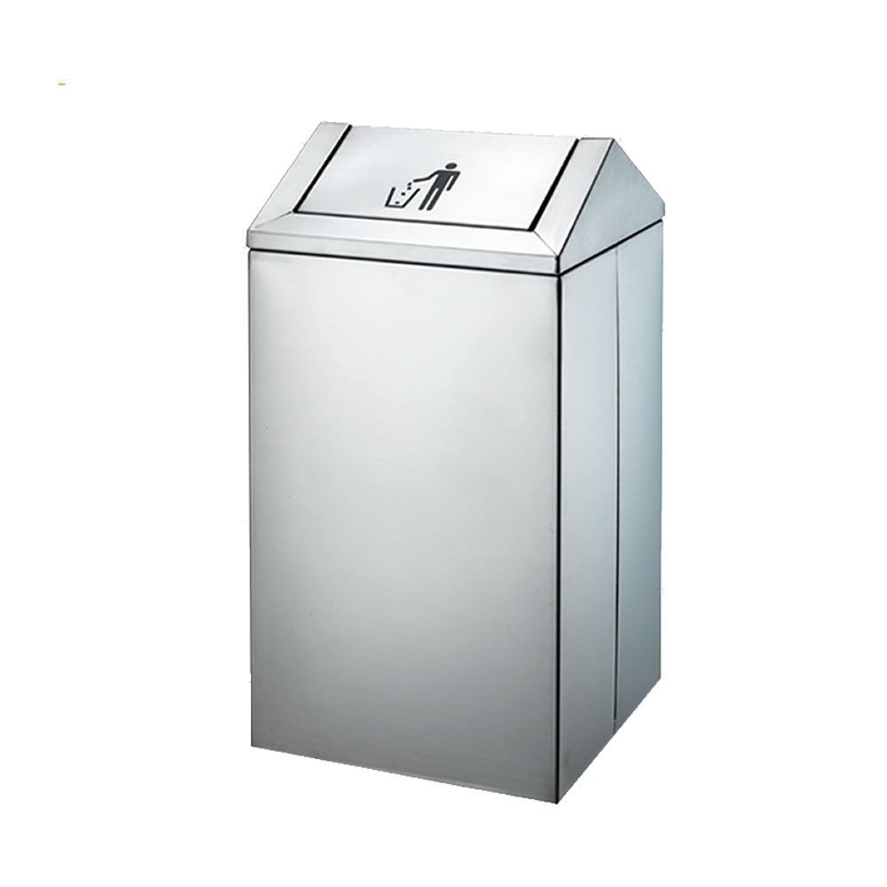 Indoor Waste Bin - Free Standing Square 43.2lt