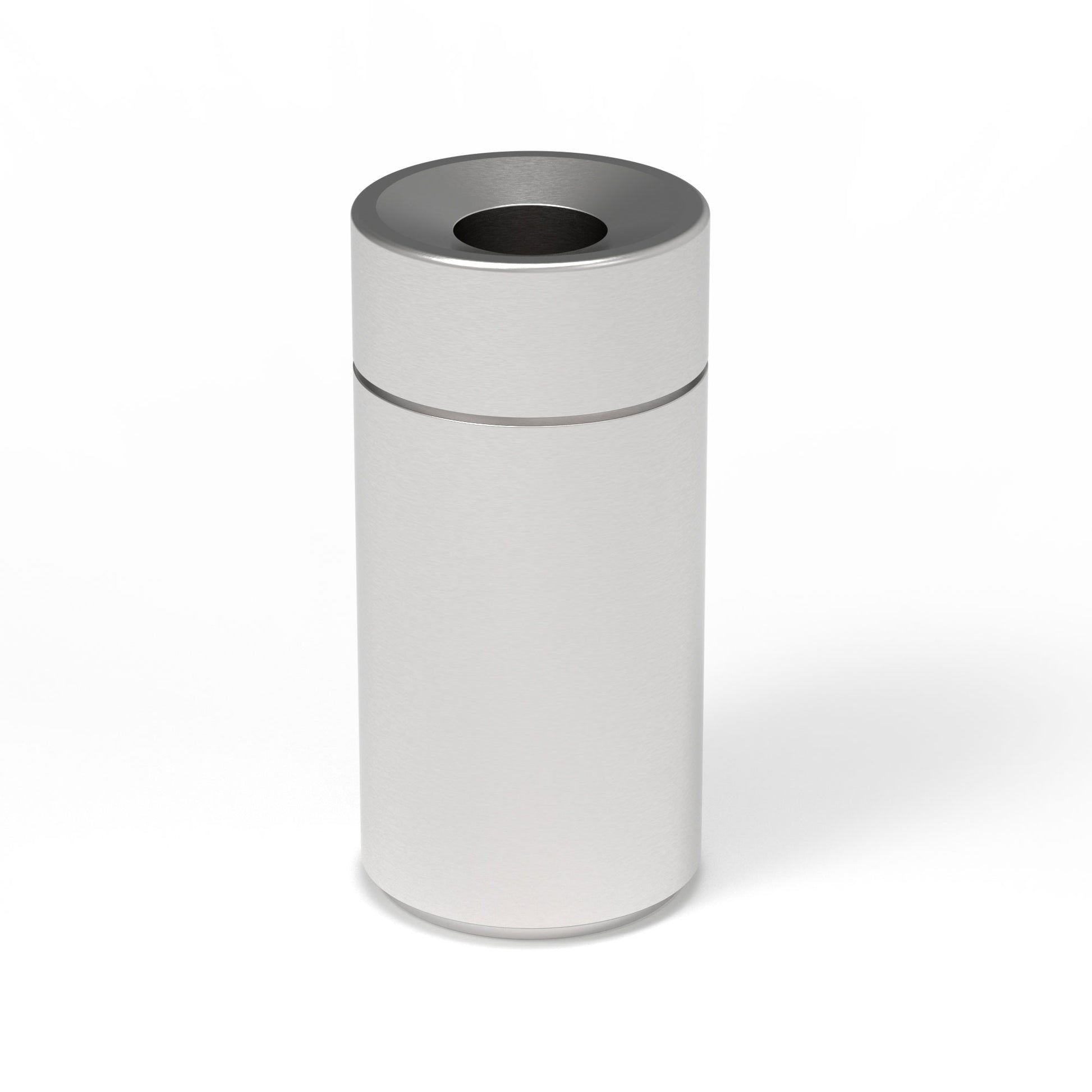 Indoor Waste Bin - Free Standing Round 50lt - Stainless Steel