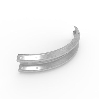 W-Beam Rail 90 Degree External Curve Radius 75cm