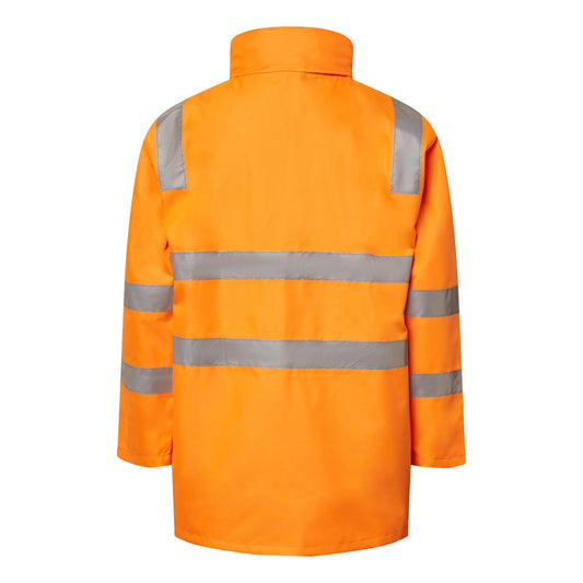 Workcraft WW9027 VIC Rail Hi Vis Reflective Jacket in Safety Orange