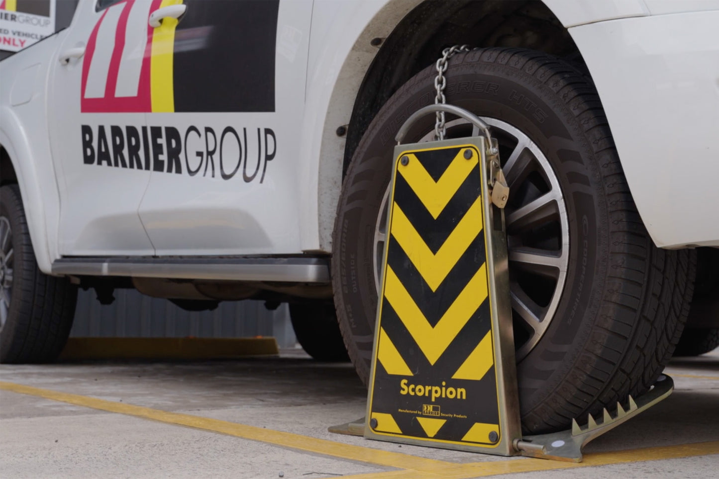 Scorpion Wheel Clamp - Zinc Plated