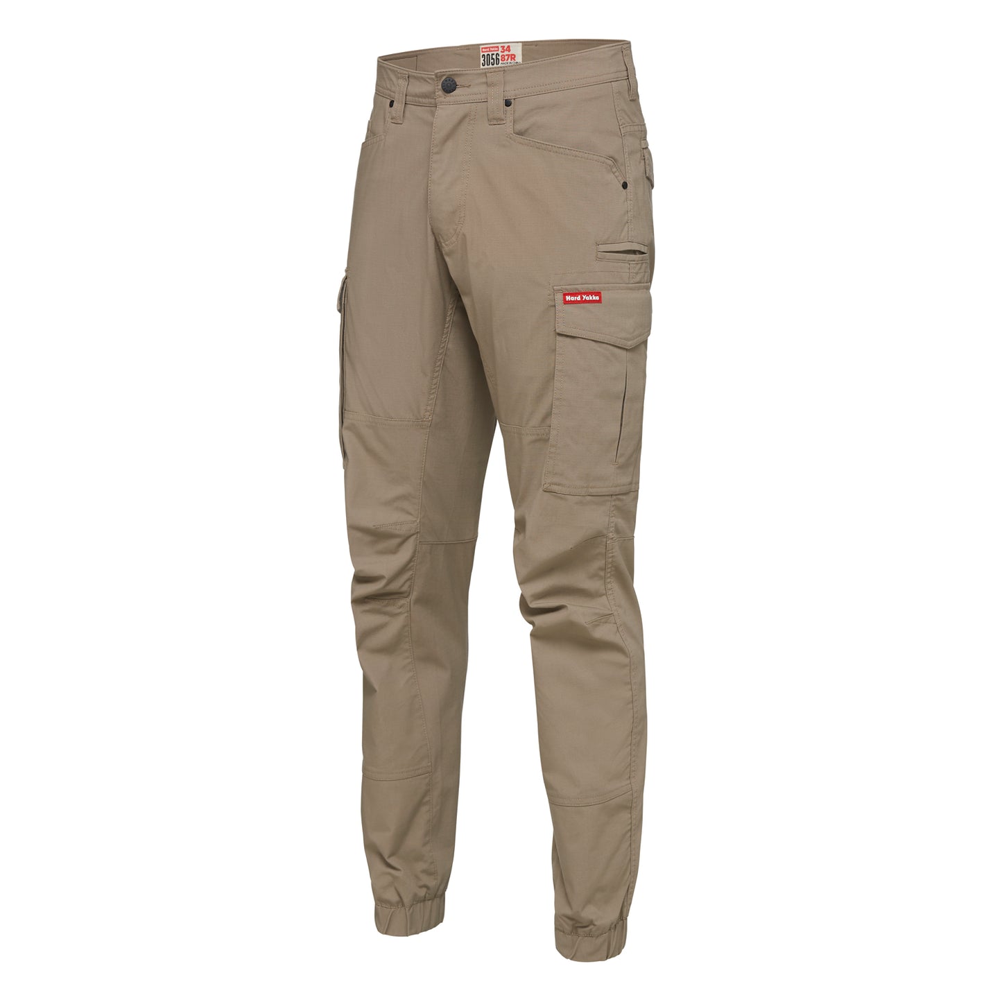 Hard Yakka Y02340 3056 Cuffed Cotton Cargo Work Pants