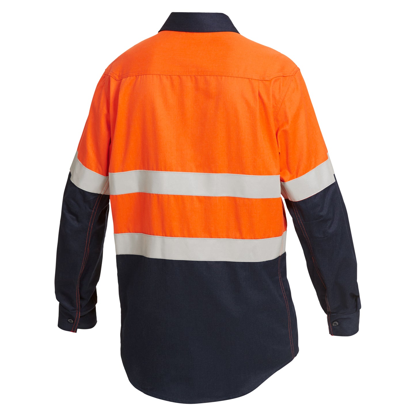 King Gee Y04550 ShieldTec FR Hi Vis 2 Tone Closed Front Taped Shirt PPE2