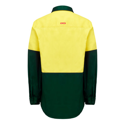 Hard Yakka Y04605 Core Hi-Vis Long Sleeve Heavyweight Cotton Drill Shirt
