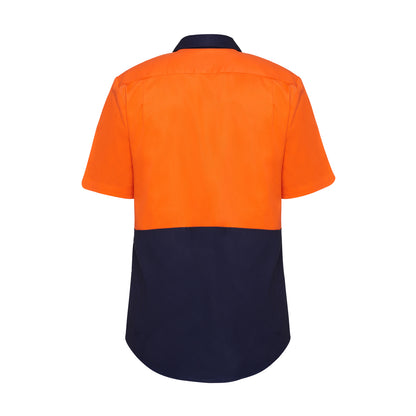Hard Yakka Y04620 Core Hi-Vis Light Weight Vented Short Sleeve Cotton Shirt