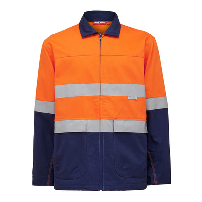 Hard Yakka Y06545 Core Hi-Vis 2 Tone Cotton Drill Taped Jacket