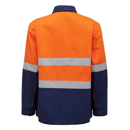 Hard Yakka Y06545 Core Hi-Vis 2 Tone Cotton Drill Taped Jacket