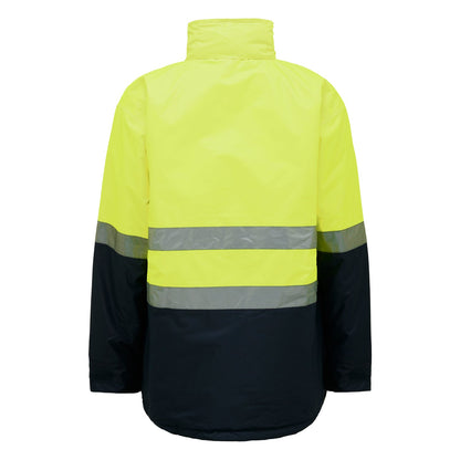 Hard Yakka Y06685 Core Hi-Vis 2 Tone Taped Quilted Waterproof Jacket