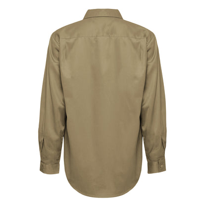 Hard Yakka Y07500 Long Sleeve Open Front Cotton Drill Work Shirt