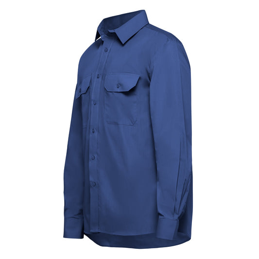Hard Yakka Y07590 Long Sleeve Permanent Press Crease Free Poly Cotton Shirt