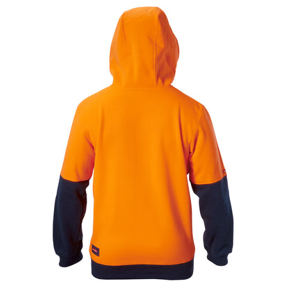 Hard Yakka Y19325 Hi-Vis 2 Tone Fleece Hoodie