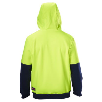 Hard Yakka Y19325 Hi-Vis 2 Tone Fleece Hoodie