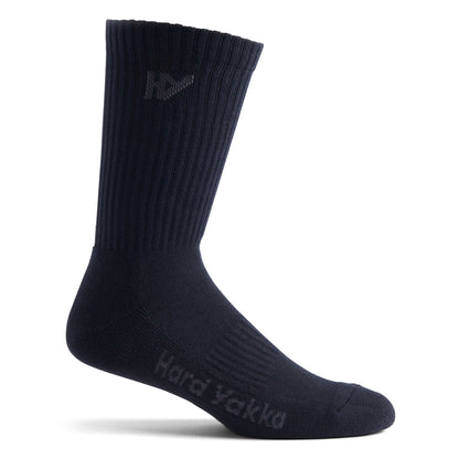 Hard Yakka Y20035 Padded Cotton Crew Work Sock - 5 Pack
