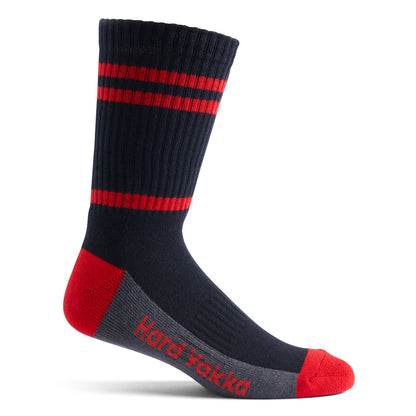 Hard Yakka Y20035 Padded Cotton Crew Work Sock - 5 Pack