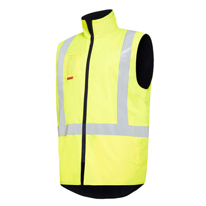 Hard Yakka Y21480 Hi-Vis Taped All Weather Fleece Vest