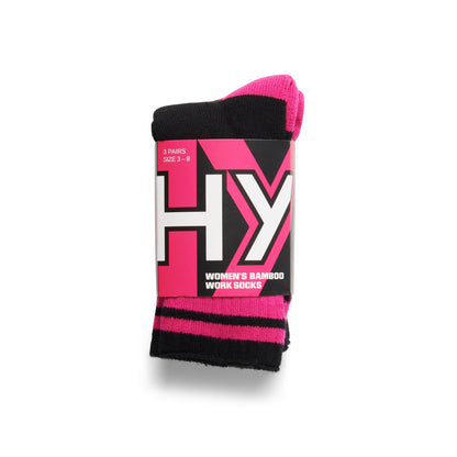 Hard Yakka Y26455 Women's Bamboo Sock 3 Pack