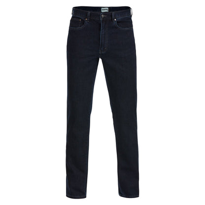 Hard Yakka Y43434 Mustang Regular Fit Stretch Work Jean - Blue/Black