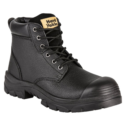 Hard Yakka Y60086 Gravel Lace Up Steel Toe Safety Boot - Black