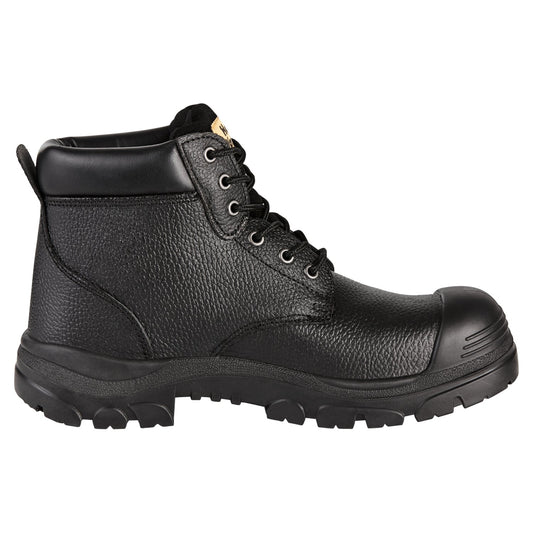Hard Yakka Y60086 Gravel Lace Up Steel Toe Safety Boot - Black