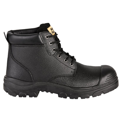 Hard Yakka Y60086 Gravel Lace Up Steel Toe Safety Boot - Black