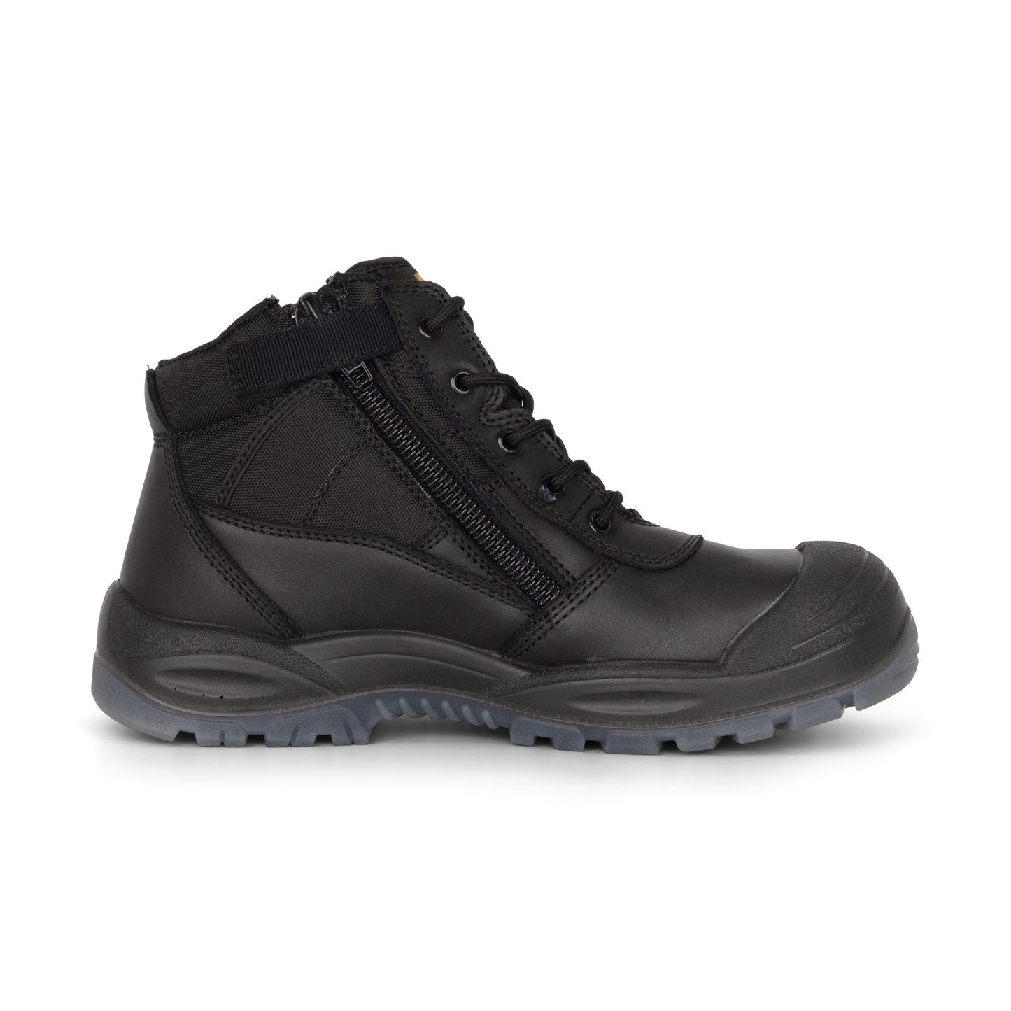 Hard Yakka Y60125 Utility Zip Sided Steel Toe Safety Boot - Black