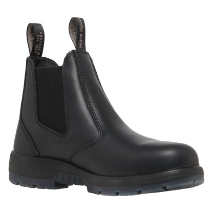 Hard Yakka Y60175 Outback Pull On Steel Toe PR Safety Boot - Black