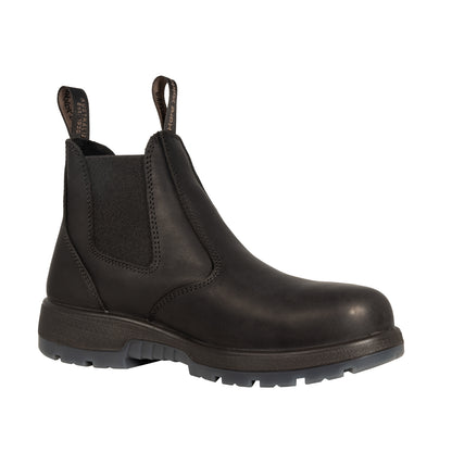 Hard Yakka Y60175 Outback Pull On Steel Toe PR Safety Boot - Black