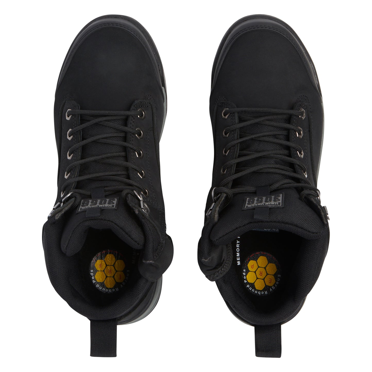 Hard Yakka Y60201 3056 Lace Up & Side Zip Steel Toe Safety Boot - Black